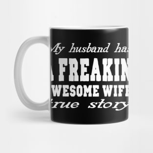 husband and wife jokes Mug